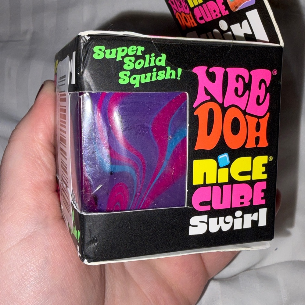 Trendy Brand New NeeDoh Swirl Super Solid Squish - Purple, Blue, & Pink🔥 - Picture 5 of 5